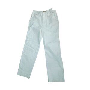 Judy Blue Size 13/ 31 Wide Leg High Waist White STRETCH Denim Jeans NWT